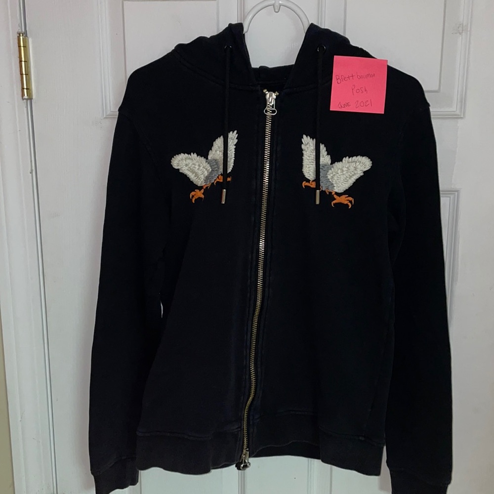 Off White Off-White Eagle Embroidery Hoodie